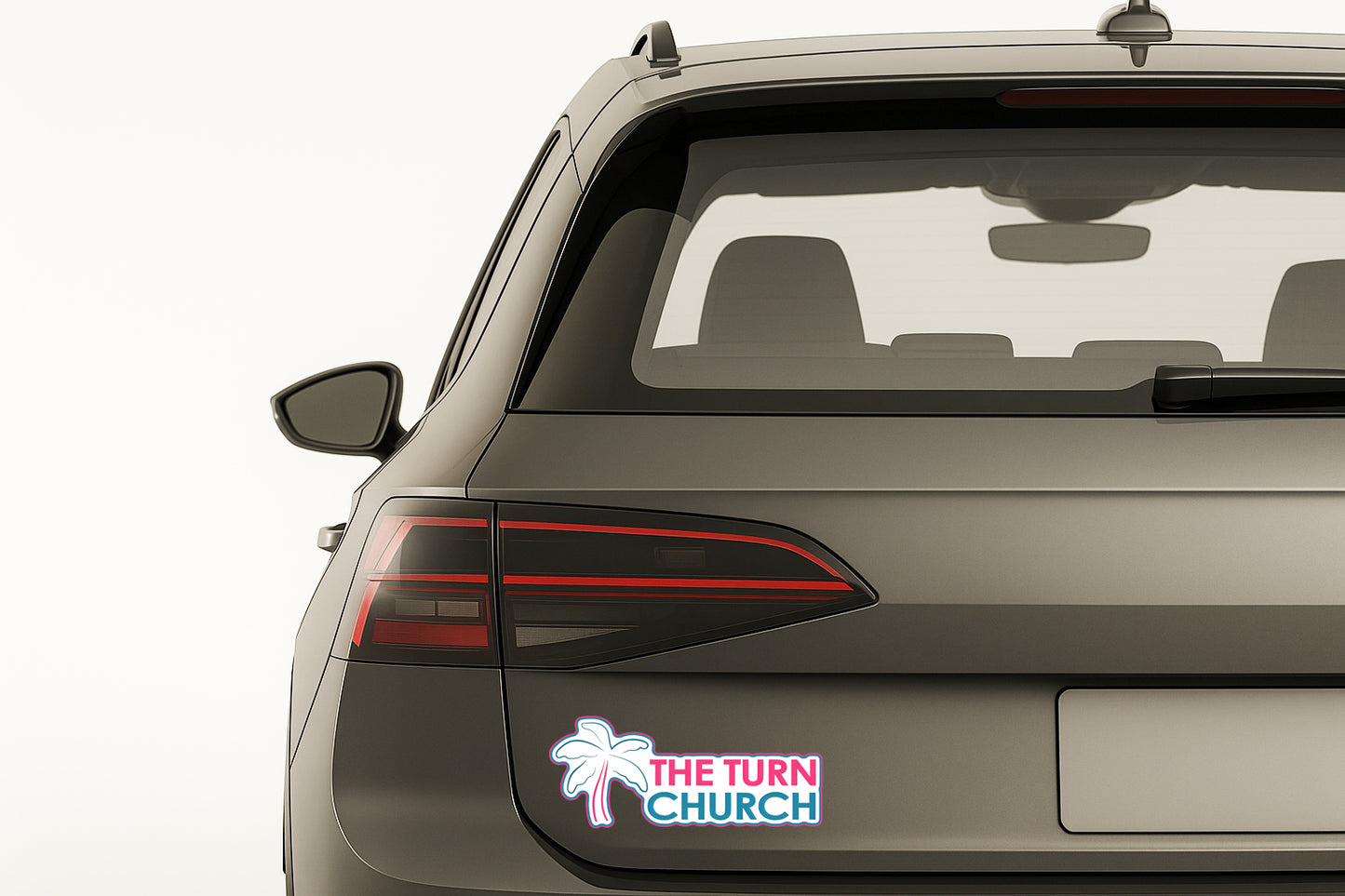 The Turn Church Car Decal
