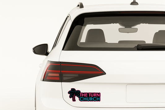 The Turn Church Car Decal