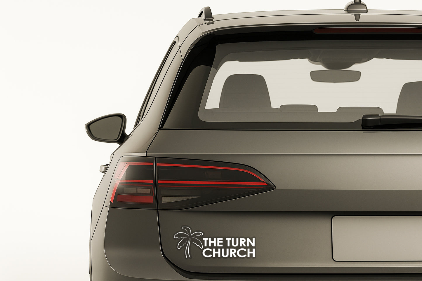 The Turn Church Car Decal