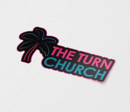 The Turn Church Car Decal