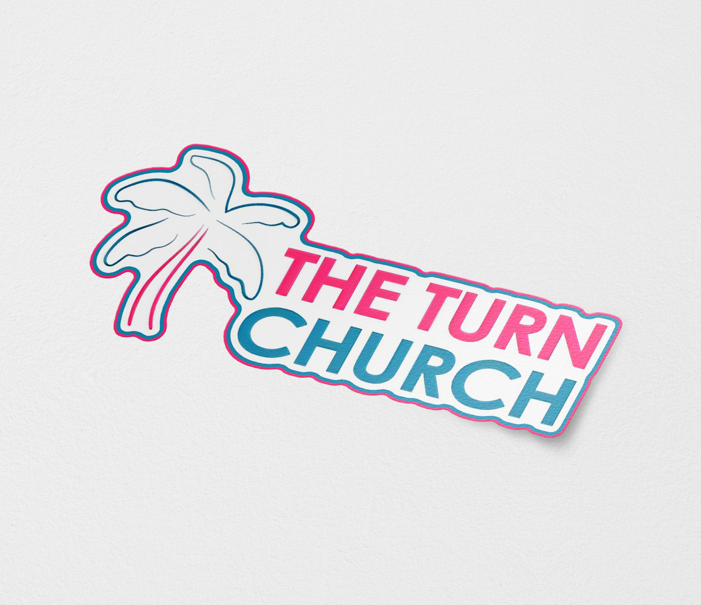 The Turn Church Car Decal