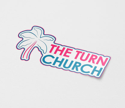 The Turn Church Car Decal